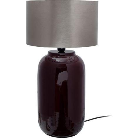 Lampada da tavolo Art Deco 725 bordeaux e argento (1/3)