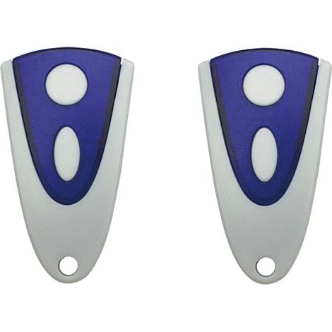 Set mit 2 Tor-Fernbedienungen, kompatibel mit Novoferm Novotron 502 MAX43-2 512 MIDX43-2, 433,92 MHz, Tor- und Garagentor-Fernbedienung, 2 Kanäle (1/4)