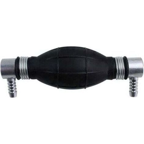 UlisemPompe Poire d'Amorçage pour Système Alimentation Carburant Gasoil Essence Diesel 8mm Coude 90° Universel (1/3)