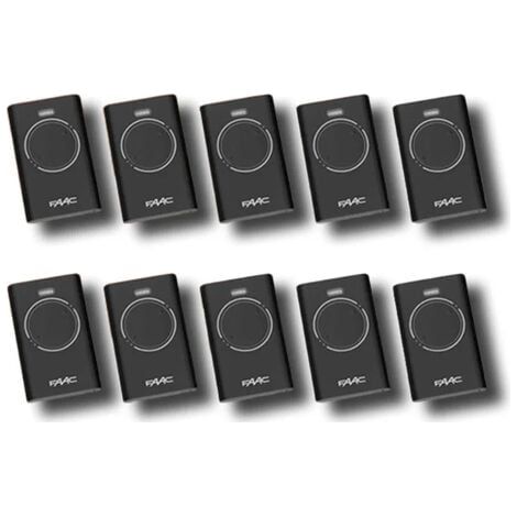 faac 10 x télécommande 2 canaux xt2 868 slh lr 7870091 (1/3)
