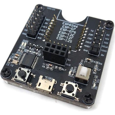 ESP8266 Test Frame Burner Entwicklungsboard mit WLAN-Modulunterstützung für ESP-12F, ESP-07S, ESP-12E, ESP-01S und ESP12S