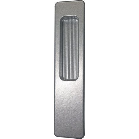 HAUTAU ATRIUM HS Griffmuschel außen, Aluminium Edelstahl-Effekt (1/2)