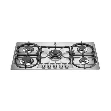 Bertazzoni La Germania P9101D9X/19 piano cottura Acciaio inox Da incasso 90 cm Gas 5 Fornelli (1/3)