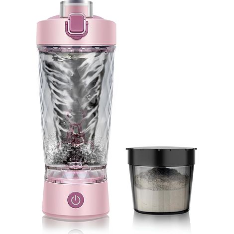 Mixeur électrique portable ml avec chargement USB 650 rose (1/5)