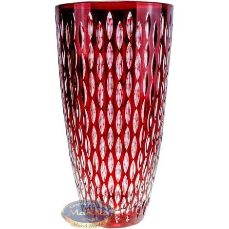 Vaso in cristallo rubino 20 Pestka