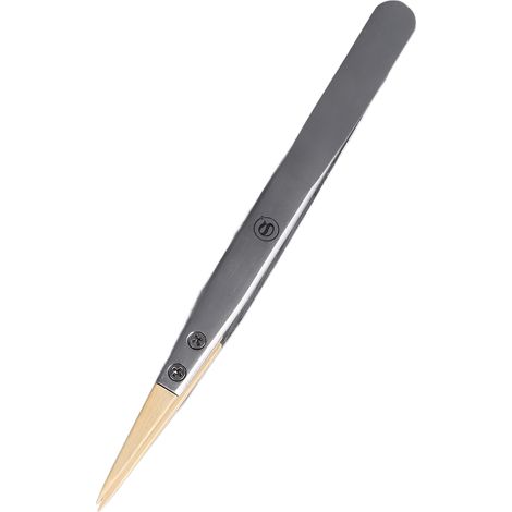Pince antimagnétique avec embouts en bois pointus remplaçables, outil de réparation de montres, pince ultra-précise, taille 27 (1/5)