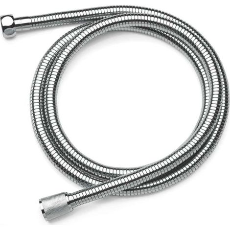 YMYNY Flexible de douche tuyau douche ecoflex double sertissage acier chromé 150 cm (1/3)