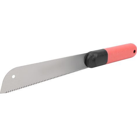 Scie à main robuste en acier SK-5, petite taille, à triple denture, pour le travail du bois. (1/5)