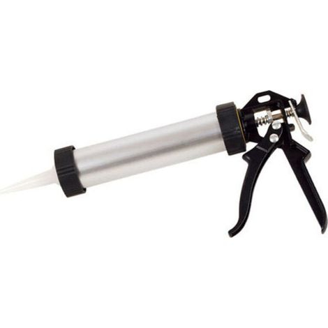 Kaelt - Pistolet à jointure en aluminium – 300 ml, pour silicone, mastic et adhésifs, résistant et ergonomique, idéal pour chantier et bricolage (1/5)