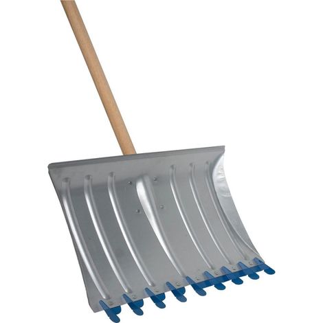 Pala da neve. Alluminio con la guida dei pattini. 45 cm