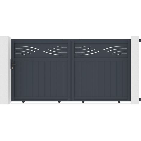 Puerta corredera de aluminio 3m HALTI 300 x 160 cm (1/5)
