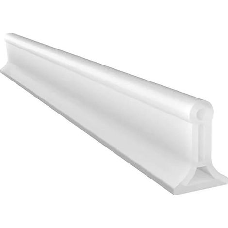 Bande Anti-Eau En Silicone - 2 M - Pour Salle De Bain Et Cuisine - Adhésive - Coupe Libre - Blanc (1/4)