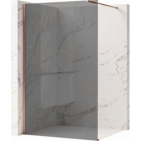 PARETE DOCCIA REA FLEXI GREY BRUSH COPPER 90 GREY (1/5)