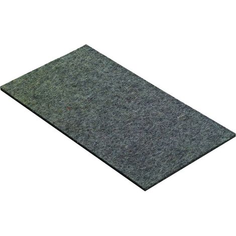 Hettich Wollfilzzuschnitt grau 100 x 200 x 3.0 mm - 2 Stück Filzgleiter