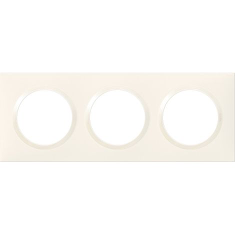 Piastra Decorativa Dooxie 3 Posti Bianca - Legrand (1/4)