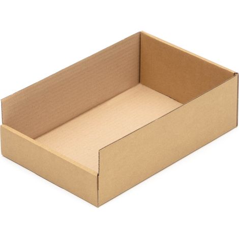 50 Regalkartons 300 x 200 x 100 mm Sortierboxen Lagerboxen Aufbewahrung Wellpappe (1/4)