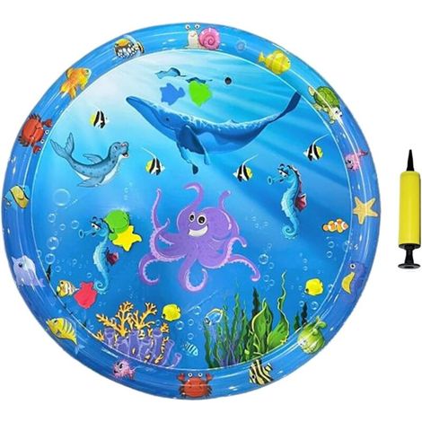 Tapis de jeu à eau pour chat Tapis rafraîchissant pour chiots 99 x 99 cm (1/5)