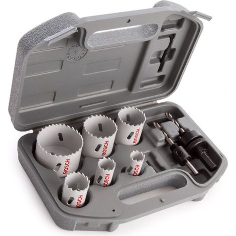 Bosch 2608580803 Coffret de scies trépans 9pcs Progressor Ø19 à Ø57 mm pour bois et métal (1/2)
