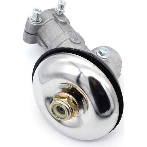 Tête d'engrenage Debroussailleuse Universelle Boîte de Vitesse de Tondeuse à Gazon pour Coupe Herbe/Tronconneuse (26mm, Rond de 7 Dents) (1/4)
