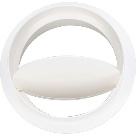 Backdraft Damper 6in Draft Blocker 1 Way Airflow Stopper ABS Duct Connector Accessory (1/5)