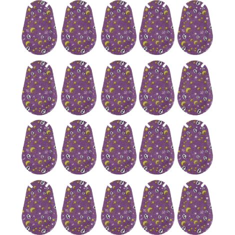 Lot de 20 masques pour les yeux pour enfants, motif panda, emballés individuellement. Doux, hypoallergéniques, couvrants, invisibles, pour l'entraînement d'un œil seulement, respirants et confortables (1/5)