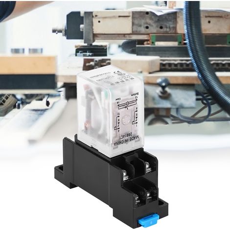 Zwischenrelais HH52P (MY2NJ) mit Sockel, AC220V DC24V (1/5)