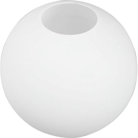 Ersatz-Glaslampenschirm für kleine Leuchte mit 3 cm Öffnung – 10 x 10 cm – Weiß (1/4)