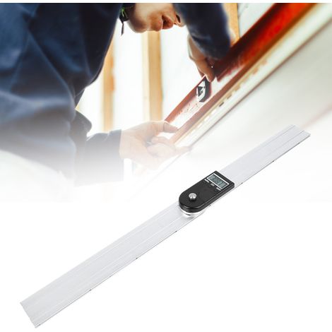 2-in-1-Digitalwinkelmesser, präziser magnetischer Winkelmesser aus Aluminiumlegierung, 12 Zoll (1/5)