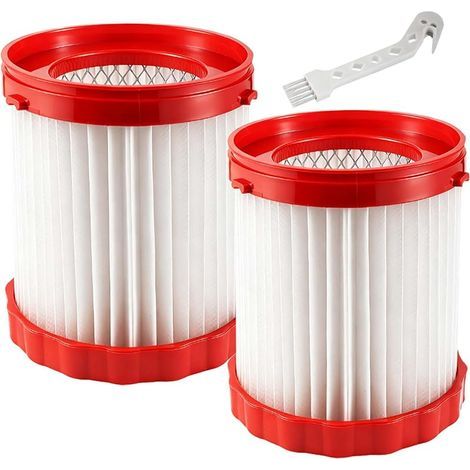 Accessoires de filtration compatibles avec l'aspirateur eau et poussière Bosch GAS 18V 10 L, filtre de rechange GAS18V-3/GAS18V-10L VF320H, filtre Hepa (2 pièces) (1/5)