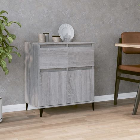Buffet, Meuble de Rangement, Armoire de Cuisine Sonoma gris 60x35x70 cm Bois d'ingénierie RDS2431 (1/5)
