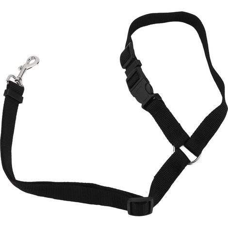 Harnais de sécurité pour chien en nylon noir, réglable, professionnel et durable, pour voiture, accessoires pour animaux de compagnie (1/5)