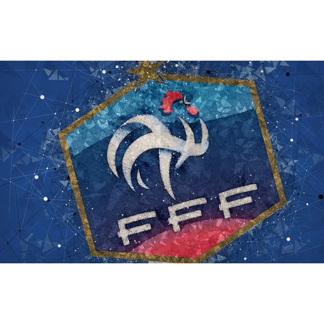 Papier peint panoramique Foot / Football - FFF - 130 cm x 81 cm (1/2)