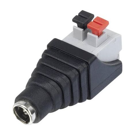 TRU COMPONENTS QT-DC2.1F Elément de liaison pour courant faible femelle, droit 5.5 mm 2.1 mm 1 pc(s) A741132 (1/3)