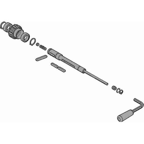 SPAMG00400 SL1S Ensemble moteur Mhouse Pièce de rechange d'origine NICE SPAMG00400
