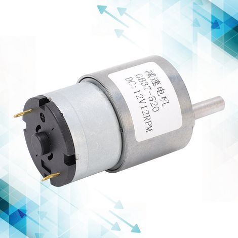 GB37-520 Gleichstrom-Getriebemotor, 12 V Gleichstrom, 12 U/min (1/5)