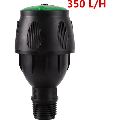 Arroseur agricole rotatif à 360° à longue portée (350 L) avec filetage mâle 1/2" pour l'irrigation de jardins et de pelouses. (1/5)