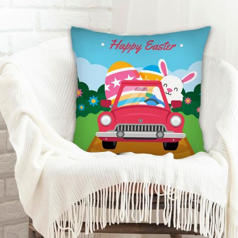 Housse de coussin carrée standard 45x45cm maison douce confortable pour Noël, la Saint-Valentin, anniversaire (1/5)