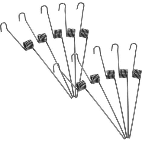 Pièces de Semoir à Maïs, 5 Paires, Acier Argenté, Ressorts Torsion  Machines de Plantation, Accessoires de Rechange, Compatible Maïs et Soja, Format Portable (1/5)