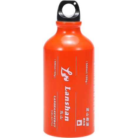Bouteille de carburant 500ml pour essence, pétrole, kérosène, alcool, réservoir de stockage extérieur