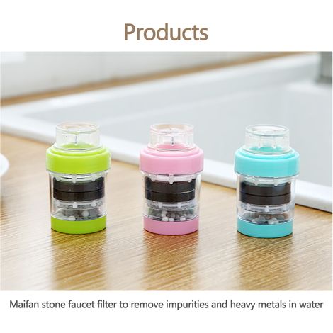 Purificateur d'eau de robinet de cuisine de couleur aléatoire pour la maison, filtre purificateur d'eau pour robinet
