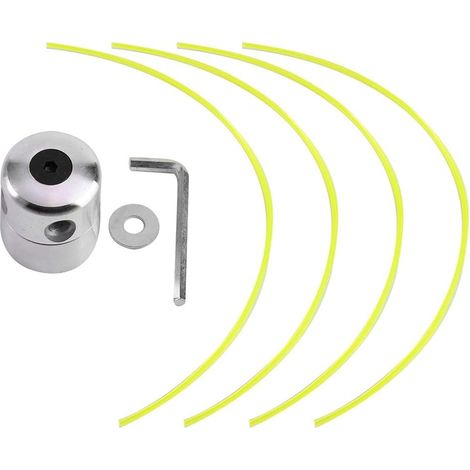 Tête De Tondeuse À Gazon, Tête De Tondeuse en Aluminium Universelle À Tondeuse, Outils De Coupe Et Accessoires pour Débroussailleuse À Herbe, Idéal pour Les Débroussailleuse À Essence (1/4)