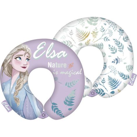 Coussin tour de cou 28x28x6cm DISNEY- La Reine des Neiges II (1/2)