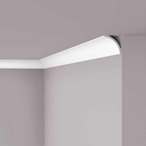 Eckleiste NMC B8 NOMASTYL Noel Marquet Zierleiste Stuckleiste Zeitloses Klassisches Design weiß 2 m