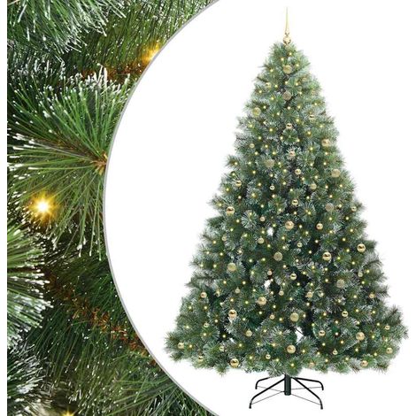 Albero di Natale artificiale con 300 LED Verde 240 cm PE e PVC vidaXL (1/5)