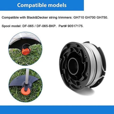 Bobines de Rechange pour Coupe-Herbe Sans Fil Parkside PRTA 20-Li C3 IAN351753 (1/4)