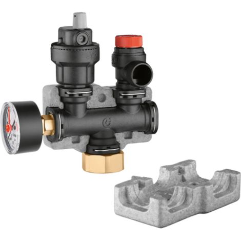 Collecteur en technopolymère pour systèmes de chauffage Caleffi 305663  Tecnopolimero