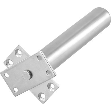 Cierrapuertas con resorte, para puertas interiores en hogares, oficinas y hoteles (plateado, 14,55 cm) (1/3)