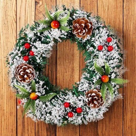 cheerfulus Épinette Guirlande De Noël Guirlande Artificielle Guirlande De Noël Décoration De Mariage Ornement De Célébra (1/4)
