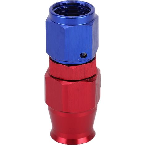 Adaptateur rotatif pour liquide de refroidissement/carburant avec raccord d'extrémité de tuyau AN6, compatible avec le téflon 0° (1/5)