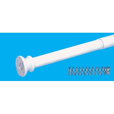 cadre de support extensible blanc pour rideaux extensible de 110 A 200 cm 25 mm (1/3)